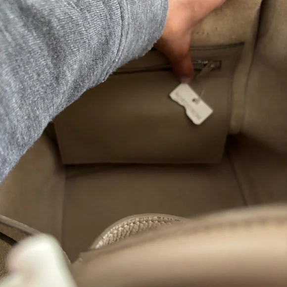 Celine Taupe Beige Leather Big Bag Small - Picture 9 of 10